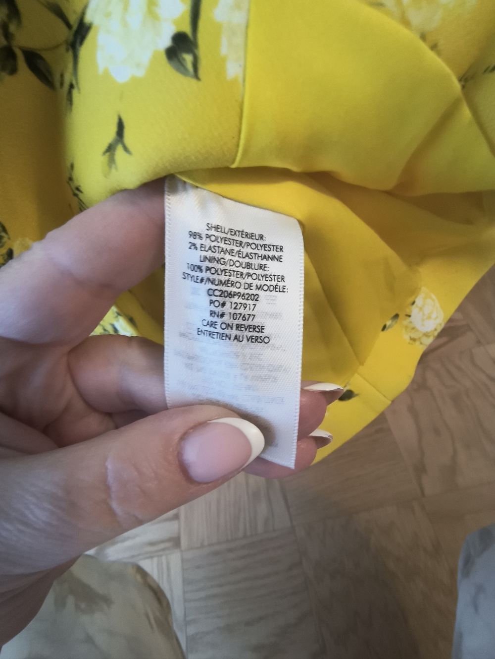 Alice + Olivia 'Justin' yellow floral boyfriend blazer Sz 12 ( No Shorts ) - Picture 12 of 12